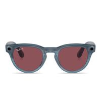 Ray-Ban Meta Headliner Shiny Jeans Polar Dusty Red - 4009-50-C