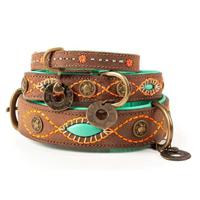 Dwam Joplin Dog Collar - Brown/Xxxs(15-21X1.5Cm)