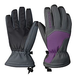 Ski Gloves Snow Gloves for Women Thermal Warm Waterproof Windproof PU Leather Full Finger Gloves Snowsports for Cold Weather Winter Skiing Snowboarding Lightinthebox