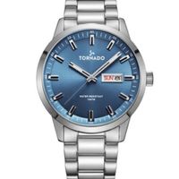 Tornado Spectra Men's Analog Slate Blue Sunburst Dial Watch - T23001-SBSL