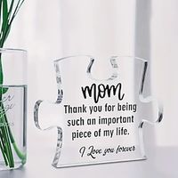 Puzzle Acrylic Plaque Ornaments Gifts For Mom Mom Gifts From Daughter Son Mother Presents Christmas Birthday Gifts For Mom Mothers Day Gift Ideas For Mom Lightinthebox