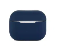 HYPHEN Apple AirPods Pro 2nd Gen Silicone Case | Blue | with Additional Clear Case Included | Stylish, Protective, and Convenient - thumbnail