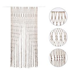 Macrame Wall Hanging Door Curtain Woven Bohemian Tapestry Handmade Cotton Rope Wall Decor for Wedding Bedroom Living Room Home Decoration Lightinthebox