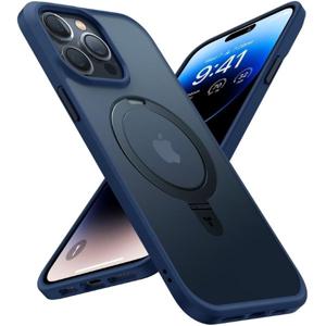 Torras UPRO Ostand Matte Series Case For iPhone 15 Pro Navy Blue |X00FX0849