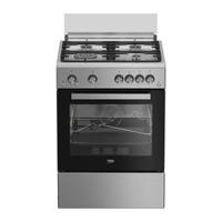 BEKO 60x60 Full Gas Cooker with Fan (FSHT61121DXL)