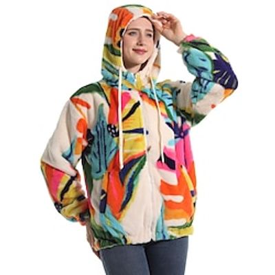 Adults' Nightwear Oversized Hoodie Blanket Wearable Blanket With Pocket Cat Dog Animal Onesie Pajamas Rabbit Fur Cosplay For Men's Women's Carnival Animal Sleepwear Cartoon miniinthebox