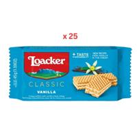 Loacker Classic Vanilla Wafers 25X45G