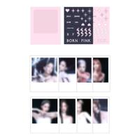 Blackpink - Bornpink Polaroid Photo + Sticker Set - Rose | Blackpink - thumbnail