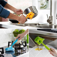 Polyester Strong Decontamination Brush Kitchen Pot Brush Stove Cleaning Brush