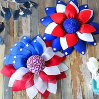 American Independence Day Floral Wreath Decoration - Easter Storefront Décor, Door Ornament Wreath For Memorial Day/The Fourth of July Lightinthebox