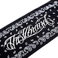 Single Side Black Cut Velvet Printed Cotton Bath Towel Sports Towel Can Be Customized Logo 70140cm Lightinthebox - thumbnail