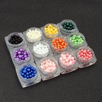 12 Colors Ball Caviar Nail Art Decoration Beads DIY 3D Gel Polish Manicure Pedicure