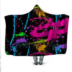 Multifunctional Blankets, Geometric Polyester Warmer Comfy Blankets Lightinthebox