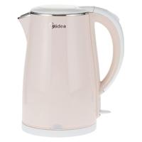 Midea 1.7L Stainless Steel 2200W Cordless Electric Kettle, Light Orange