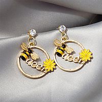 Women's Drop Earrings Vintage Style Bee Stylish Simple Fashion Holiday French Earrings Jewelry Yellow For Party Gift Carnival Prom Festival 1 Pair Lightinthebox - thumbnail