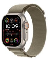 Apple Watch Ultra 2, 49mm, GPS + Cellular, Titanium Case with Olive Alpine Loop