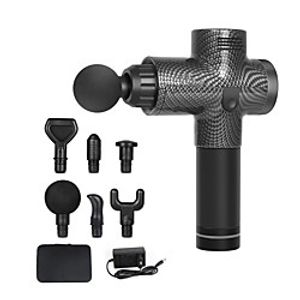 Massage Gun Deep Tissue Massager-Percussion Muscle Massage Gun for Pain Relief and Percussion Therapy-Professional Muscle Massage Gun-24V-6 Massage Heads-30 Gears-ABS Material miniinthebox