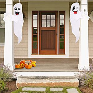 Two Halloween Decoration Props White Ghost Cute Little Hanging Ghost Scene Layout Props Hanging Ghost Weather Vane Wholesale Lightinthebox