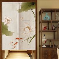 Japanese Noren Curtain Door Cover Doorway Curtain Panel Traditional Chinese Printed Door Tapestry Room Divider Curtains for Kitchen Sushi Bathroom Livingroom Bedroom miniinthebox