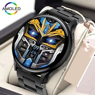 2023 NFC Smart Watch AMOLED 466466 HD Screen Heart Rate Bluetooth Call IP68 Waterproof SmartWatch For Android iOS Phone miniinthebox