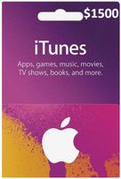 $1500 USA Apple iTunes Card (Email Delivery)