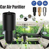 StarFire 12V Miniature Car Air Purifier With Cigarette Lighter Ion Freshener Air Purifier Negative Ion Purifier miniinthebox