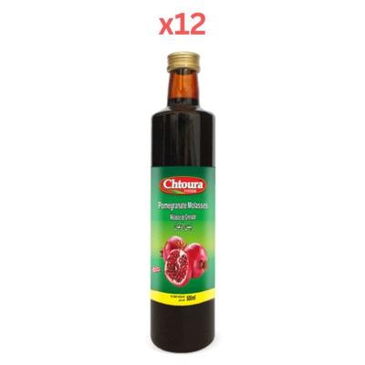 Chtoura Foods Molasses Grenadine Syrup 500ml Pack of 12