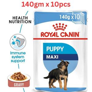 Royal Canin Size Health Nutrition Maxi Puppy Gravy Wet Food Pouches Dog Food