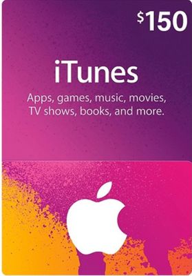 $150 USA iTunes Gift Card Bundle (Instant E-mail Delivery) $150 USA iTunes Gift Card Bundle (Instant E-mail Delivery)