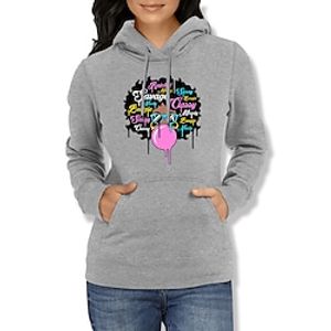 Women's Hoodie Pullover Hoodie Sweatshirt Print Human Print Daily Other Prints Casual Hoodies Sweatshirts  White Black Gray Lightinthebox
