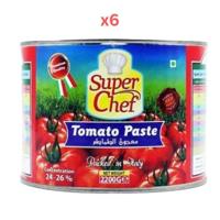 Super Chef Tomato Paste 2.2Kg (Pack Of 6)