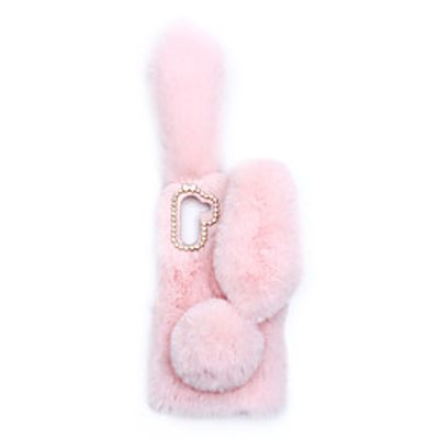 Phone Case For Samsung Galaxy Back Cover Note 9 Note 8 Galaxy Note 10 Note 10  Rhinestone Plush TPU miniinthebox