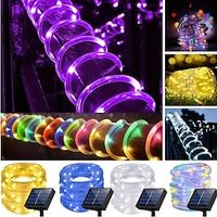 Solar Outdoor Light Strips Outdoor Rope Lights Waterproof Tube Rechargeable Patio Garden Lights for Garden Backyards Home Decoration miniinthebox