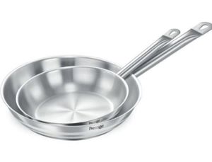 Prestige Stainless Steel Fry Pan, 2 pcs, 22 cm x 26 cm - PR80982