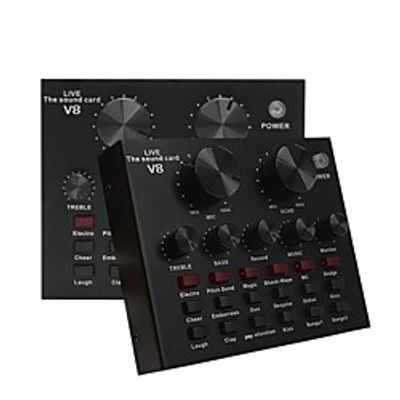 V8 Sound Card Audio Game Interface External Microphone Usb Live Bluetooth Sound Card For Computer Pc Mobile Phone miniinthebox V8 Sound Card Audio Game Interface External Microphone Usb Live Bluetooth Sound Card For Computer Pc Mobile Phone miniinthebox