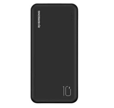Riversong 10000 mAh Micro USB And Type C PB77 Portable Input 2.4A fast charging Power Bank, Black - RS.VISION10SE-PB77.BK (UAE Delivery Only) Riversong 10000 mAh Micro USB And Type C PB77 Portable Input 2.4A fast charging Power Bank, Black - RS.VISION10SE-PB77.BK (UAE Delivery Only)