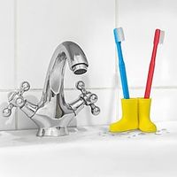 Rain Boots Toothbrush Holder, Multifunctional Cartoon Cute Silicone Lightinthebox - thumbnail