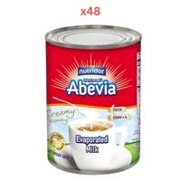 Abevia Evaporated Milk 170gm Pack of 48