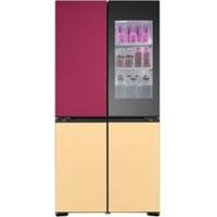 LG MoodUP French Door Fridge with LED Doors InstaView Smart Control and ThinQ (GR-A34FDMKJ)