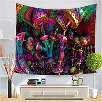 Psychedelic Abstract Wall Tapestry Art Decor Blanket Curtain Hanging Home Bedroom Living Room Decoration Polyester Hippie Mushroom miniinthebox Psychedelic Abstract Wall Tapestry Art Decor Blanket Curtain Hanging Home Bedroom Living Room Decoration Polyester Hippie Mushroom miniinthebox