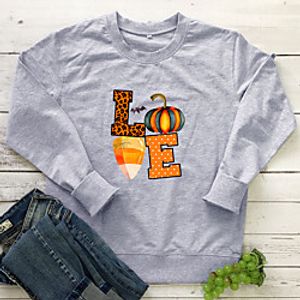 Women's Pullover Sweatshirt Graphic Text Letter Daily Weekend Other Prints Basic Casual Hoodies Sweatshirts  Cotton Slim Yellow Blushing Pink Wine miniinthebox