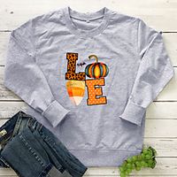 Women's Pullover Sweatshirt Graphic Text Letter Daily Weekend Other Prints Basic Casual Hoodies Sweatshirts  Cotton Slim Yellow Blushing Pink Wine miniinthebox - thumbnail