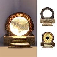 Decorative Night Light Delicate Energy Saving Creative 3D Atlantis Stargate Desk Lamp Home Decor Lightinthebox