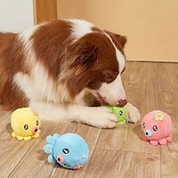 1pc Interactive Pet Chew Toy - Plush Octopus Design for Fun Training and Teeth Cleaning (Random Color) Lightinthebox - thumbnail