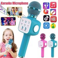 Handheld Wireless Bluetooth Microphone KTV Karaoke Microphone with Speaker for IOS Android Phone Computer Lightinthebox - thumbnail