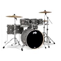 PDP Concept Maple Shell Pack - 7-piece Drum set - Satin Pewter (Without Cymbals) - thumbnail