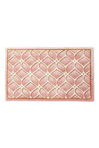 Lace Pink Bath Mat