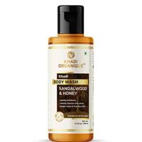 Khadi Organique Sandalwood & Honey Body Wash 210ml