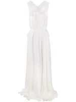 Maria Lucia Hohan Arabella lace-embellished silk gown - NEUTRALS - thumbnail