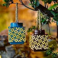 Solar Energy Lamp Landscape Projection Lamp Outdoor Garden Decoration Lamp Tree Dining Table Courtyard Lawn Portable Tin Can Lamp Suitable for Holiday Parties Wedding Decoration 1PC Lightinthebox - thumbnail